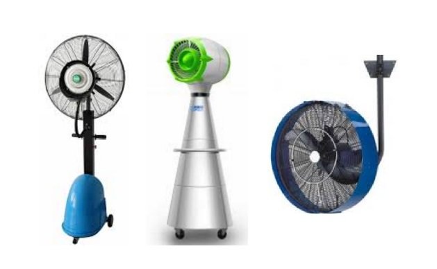Outdoor Gas Misting Fan models